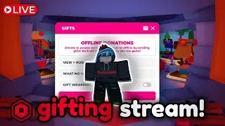 Gifting robux to viewers! Playing pls donate/gifting ppl | Stream #20