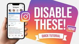 7 Instagram Settings You MUST Turn Off Right Now