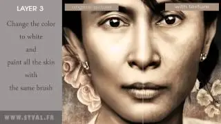 Photoshop Tutorial   How to paint a realistic SKIN TEXTURE