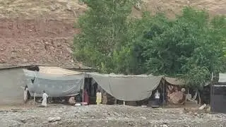 xujaipok da bugun yomğir sababli kuchsiz sel keldi