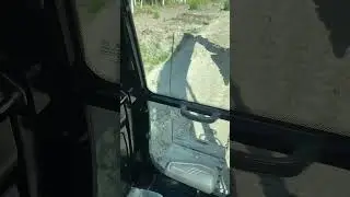 Как делать откос по колышкам #экскаватор #excavator