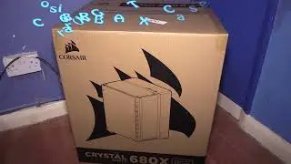 Corsair Crystal Series 680X RGB ATX High Airflow Tempered Glass Smart Gaming Case — Black unpack