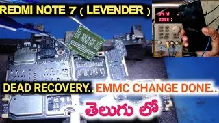 REDMI NOTE 7 ( LEVENDER ) EMMC CHANGE & IMEI REPAIR FULL GUAIDE | BY KRISH MOBILES | TELUGU |