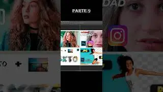 Cómo hacer un collage de fotos en Photoshop - Tutorial para principiantes PARTE 9 