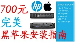 最超值入门级黑苹果 Mac mini2020 Hackintosh！史上最容易安装入门级黑苹果神器-HP 400G2 超级软路由 入门黑苹果 4k完美EFI