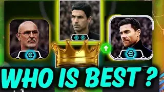 BEST MANAGER in eFootball: ARTETA VS XABI ALONSO VS D.STOJKOVIC🤔? |efootball 2025