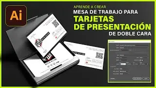 APRENDE  A CREAR MESA DE TRABAJO para Tarjetas de Visita en Adobe Illustrator 2022  ✅
