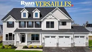 Finished Empty House Tour! | Ryan Homes Versailles 2 Elevation L - New Home Construction