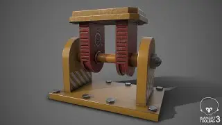Timelapse 3D modeling. Cinema 4D, RizomUV, Substance painterr, Marmoset toolbag 3.