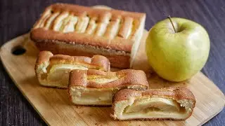 🍏Яблочный ПИРОГ на сметане 🥧 Получается даже без соды и разрыхлителя!
