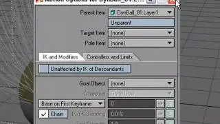 Animating with Dynamics by William Vaughan for NewTek