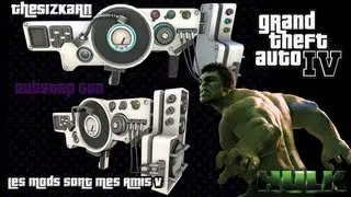 GTA IV - Les Mods sont mes Amis V - Hulk avec le Dubstep Gun de Saints Row IV