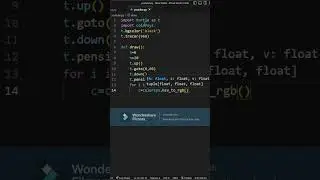 Python turtle graphic design 🐢 | coding status 😍😜 
