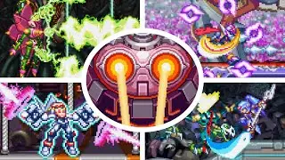 Mega Man ZX Advent - All Bosses [ NO DAMAGE ] Expert Mode, No Chronoforce A-Trans, Ashe