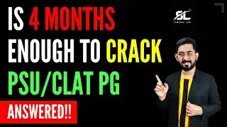 Is 4 months enough to crack CLAT PG 2025 | CLAT PG 2025 Syllabus | CLAT LLM 2025 Books
