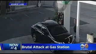 Woman Attacked At Gardena CA Gas Station