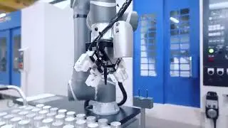 AI Cobot - CNC Machine Tending Application ft. Valk Welding