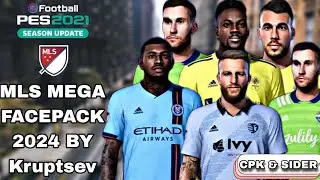 Pes 2021 Patch 2023 New Face 2024 | MLS Facepack 23/24 | Cpk And Sider Version | Major League Soccer