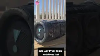 🥁 JBL War Drum 3 Bare Metal Bass Test 🎧#jblbassboosted #jblspeaker #jblbass