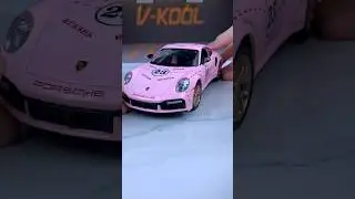 Model of Porsche personality pink 