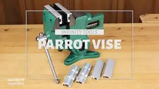 Infinity Tools Parrot Vise With Magnetic Jaw Covers