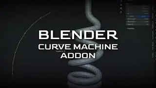 Blender - Curve Machine Addon
