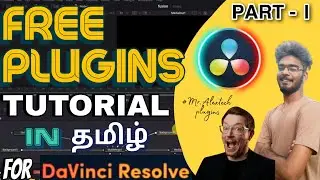 Free Plugin for DaVinci Resolve in Tamil : Magic Zoom & Magic animate Tutorial l Best free plugins 🎉