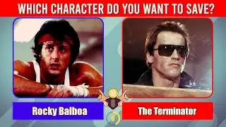 Which  Character do you want to Save? 🎭| Movie Character| Mr.QUIZ