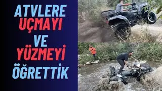 Atvlere Uçmayı Ve Yüzmeyi Öğrettik. Güzelbahçe Atv Kulübü