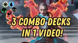 3 Combo Decks in 1 Video! Tarkir Dragonstorm Standard MTG Arena.