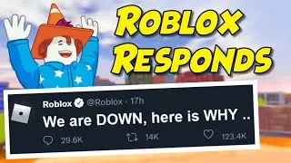 Roblox finally RESPONDS.. (Roblox Down)