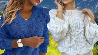 Обалденные свитера для женщин. Awesome sweaters for women.