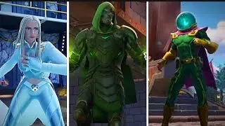 Eliminating all Marvel bosses in Fortnite!