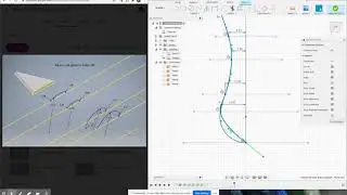 Fusion 360  Boomerang Video #5 Alternative guide rail, loft the wing