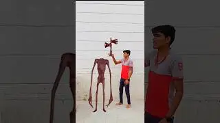 Transformation into Siren Head after eating Funny vfx eating game 