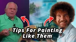 Quick Tips For Painting Like & With Bob Ross & Bill Alexander!