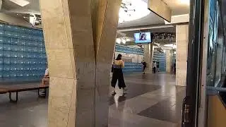 81-714 #9728 в составе поезда 9299-9300, ст.Университет-ст.Героев    Труда, г.Харьков