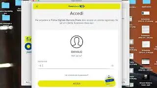 Firma digitale remota di Poste usa  PosteOk ad un pdf