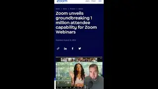 🎥 Zoom's Game-Changer: Host Up to 1 Million Attendees in Your Next Webinar! 🚀
