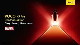 POCO X7 Pro - Iron Man Edition Teaser | Stay ahead, like a hero