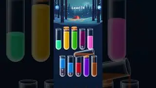 Water Sort & Help The Girl Level 74 #CorianderGaming