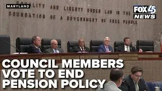 Baltimore County Council votes to end pension policy retroactively, blocking windfall