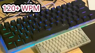 FASTEST typing on the BIGGEST keyboard