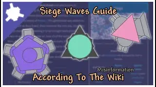 Siege Waves Guide According to The Arras.io Wiki [READ DESC]