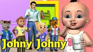 Johny Johny Yes Papa Nursery Rhyme 1 | Kids' Songs | 3D Animation Rhymes For Children