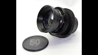 50 mm F1.2  KMZ Zenitar 1.2/50s Prime photo lens , PL upgrade