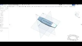 Onshape acoustic guitar bridge design PART 1 of 3