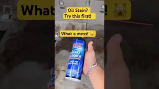 How to clean bad oil stains on carpet. #cars #shortsvideo #viral #detail #short