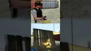 I love the gravity gun in Half-Life 2: VR MOD