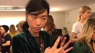 Cutler x Redken Create Textured Ponies at Tanya Taylor NYFW 2018